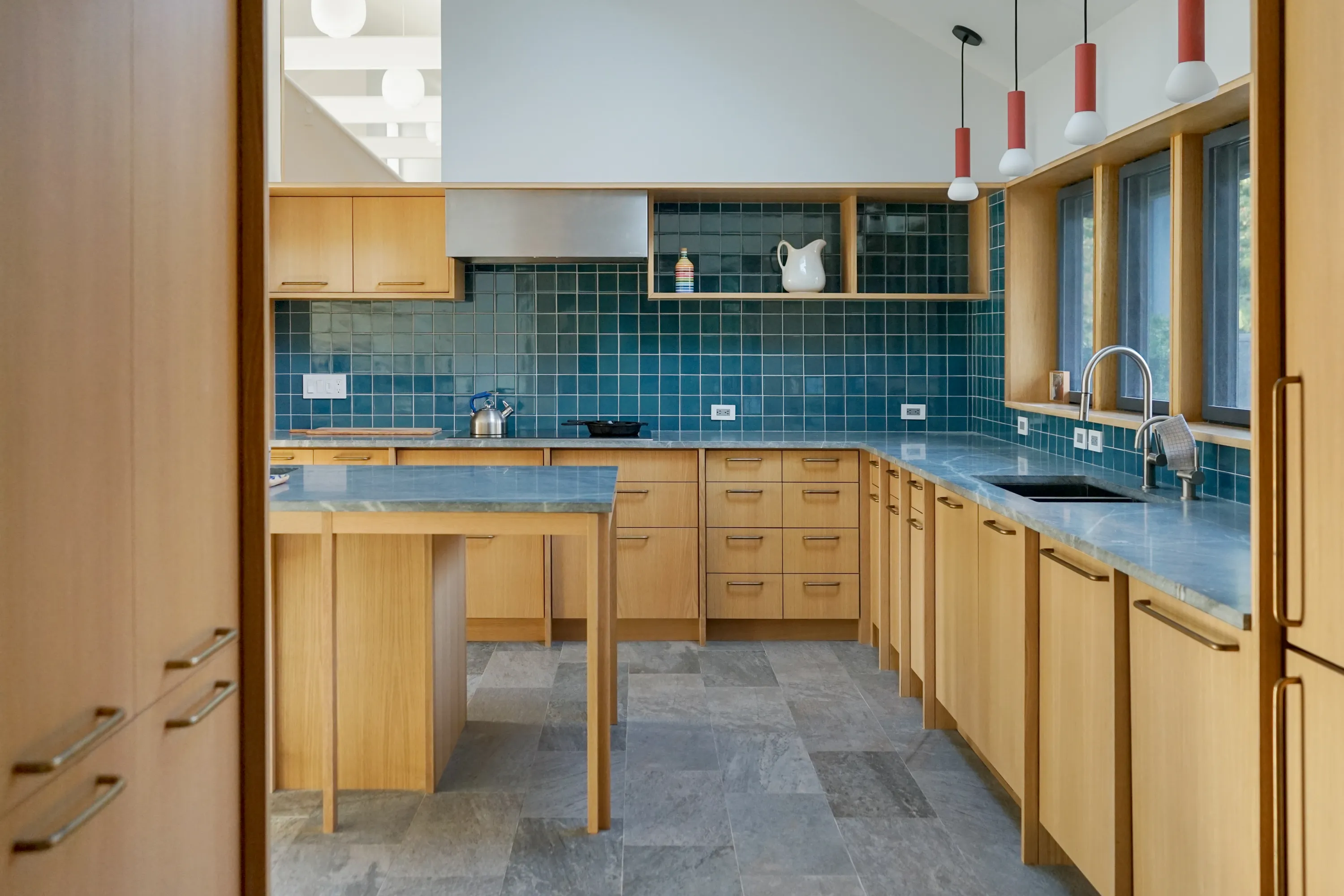 Renovation photo of the kitchen from the MenanticCreek Project
